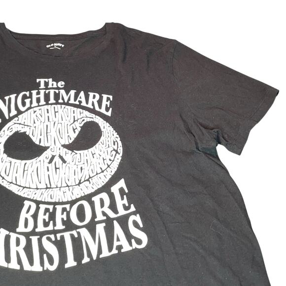 Old Navy Mens XL Nightmare Before Christmas T-Shirt Tim Allen Jack Skellington - Picture 6 of 9